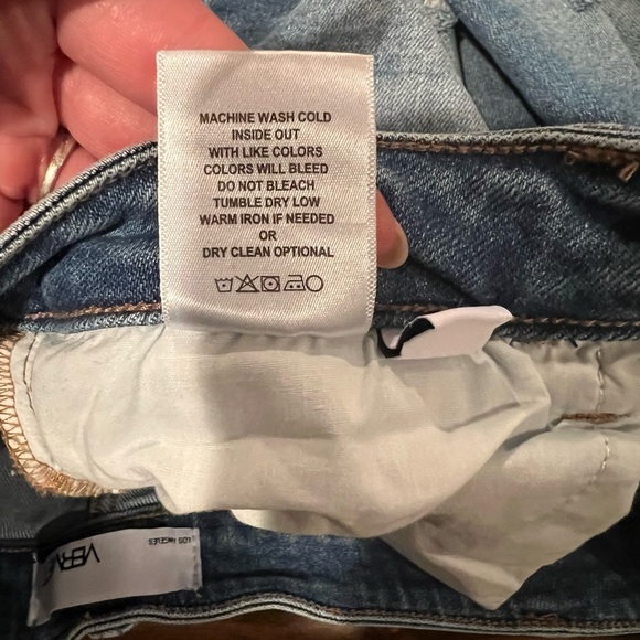 Vervet small Denim Distressed Mini Skirt, destroyed, EUC, see photos - Picture 7 of 7